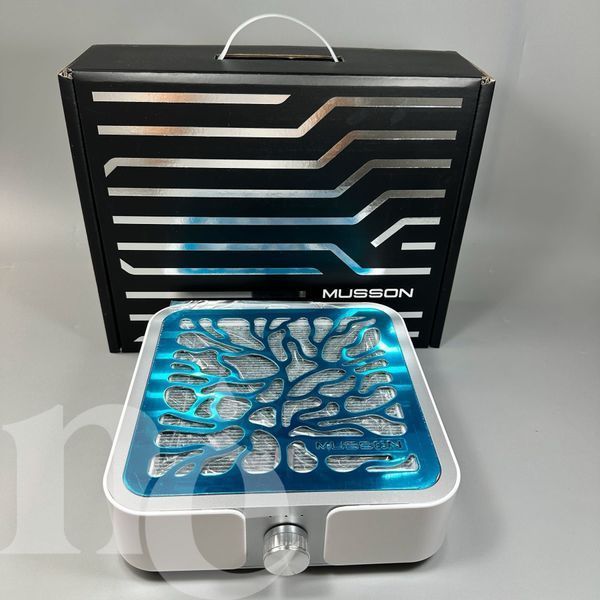 Витяжка MUSSON X3 SILVER з вугільним НЕРА-фільтром 72W для манікюру та педикюру Витяжка MUSSON X3 SILVER з вугільним НЕРА-фільтром 72W для манікюру та педикюру фото