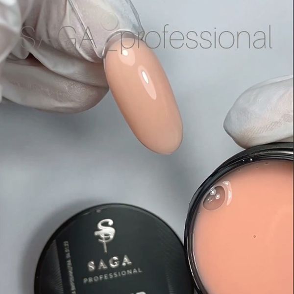 Гель для нарощування Saga Professional Builder Gel Veil 10. персиковий нюд. 15 мл Гель для нарощування Saga Professional Builder Gel Veil 10. персиковий нюд. 15 мл фото
