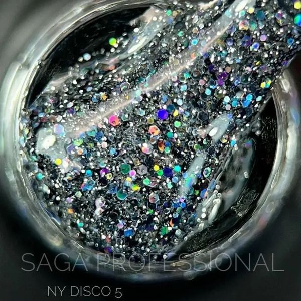 SAGA professional Гель-лак світловідбивний NY DISCO 05, 9 мл фото