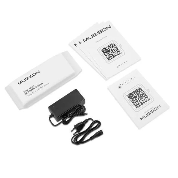 Витяжка MUSSON X3 GRAPHITE з вугільним НЕРА-фільтром 72W для манікюру та педикюру Витяжка MUSSON X3 GRAPHITE з вугільним НЕРА-фільтром 72W для манікюру та педикюру фото