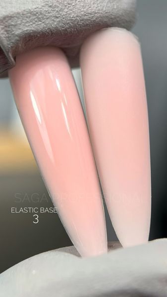 SAGA professional Base Elastic з пензликом 3 (персиковий), 15 мл фото