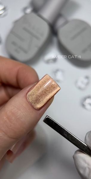 Saga Professional Gel polish Amber Cat №04, 10 мл фото