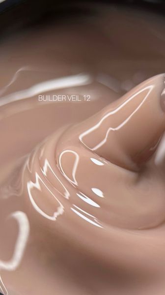 Гель для нарощування Saga Professional Builder Gel Veil 12. кавовий нюд. 15 мл фото