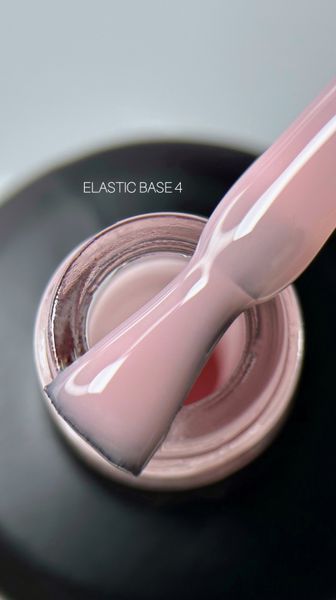 SAGA professional Base Elastic з пензликом 4 (персиково-рожевий), 15 мл фото