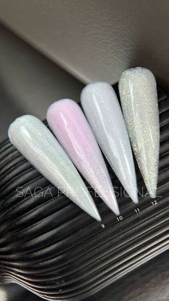 SAGA professional Shimmer Base New 11 (світло-блакитний із шиммером), 15 мл SAGA professional Shimmer Base New 11 (світло-блакитний із шиммером), 15 мл фото