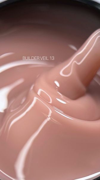 Гель для нарощування Saga Professional Builder Gel Veil 13. тілесно-рожевий. 15 мл фото
