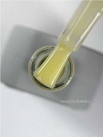 SAGA professional COLOR BASE з пензликом 5 (жовтий), 10 мл SAGA professional COLOR BASE з пензликом 5 (жовтий), 10 мл фото
