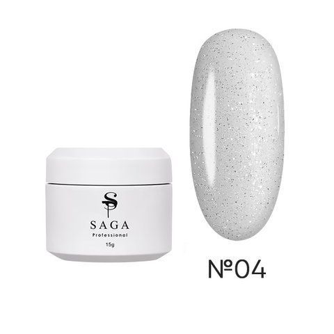 Гель для нарощування SAGA Professional Builder Gel Veil Summer молочно-білий №04 15 мл Гель для нарощування SAGA Professional Builder Gel Veil Summer молочно-білий №04 15 мл фото