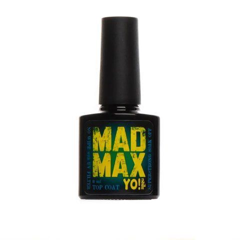 Суперстійкий топ без липкого шару Yo!Nails Mad Max з UV фільтром, 8 мл Суперстійкий топ без липкого шару Yo!Nails Mad Max з UV фільтром, 8 мл фото