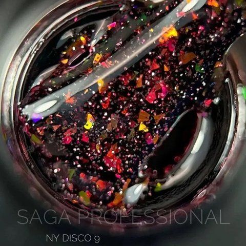 SAGA professional Гель-лак світловідбивний NY DISCO 09, 9 мл SAGA professional Гель-лак світловідбивний NY DISCO 09, 9 мл фото