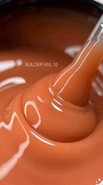 Гель для нарощування Saga Professional Builder Gel Veil 15. теракотовий фото