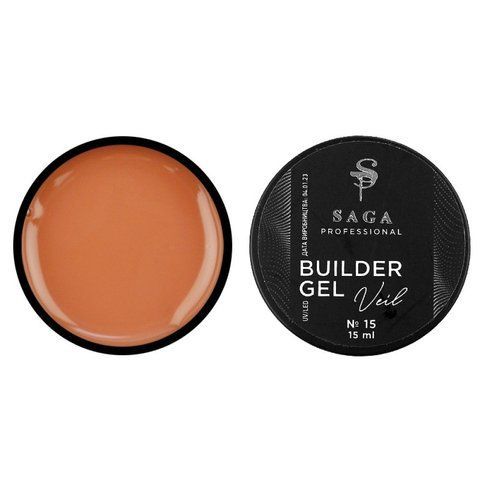 Гель для нарощування Saga Professional Builder Gel Veil 15. теракотовий Гель для нарощування Saga Professional Builder Gel Veil 15. теракотовий фото