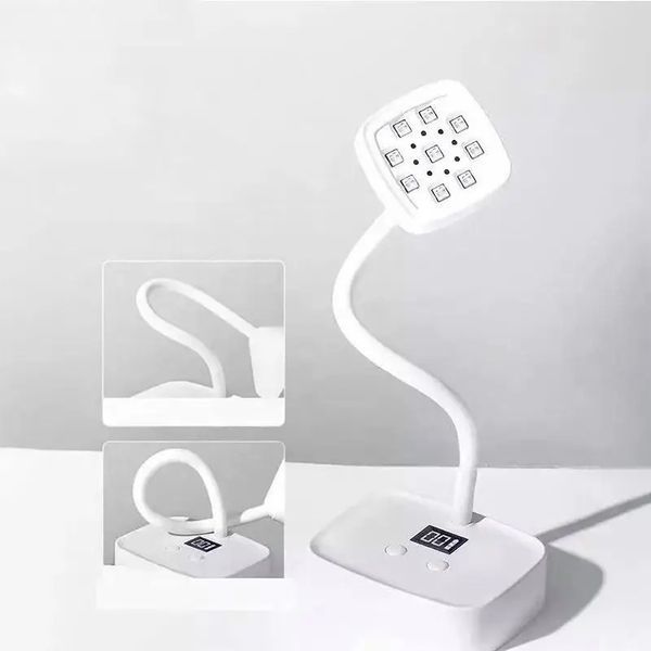 Лампа-квітка LED  для сушіння гель-лаку 27 Вт. (верхніх форм, гелевих тіпс, декору) на акумуляторі 1500mAh Лампа-квітка LED  для сушіння гель-лаку 27 Вт. (верхніх форм, гелевих тіпс, декору) на акумуляторі 1500mAh фото
