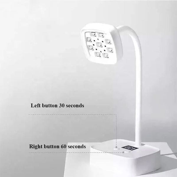 Лампа-квітка LED  для сушіння гель-лаку 27 Вт. (верхніх форм, гелевих тіпс, декору) на акумуляторі 1500mAh Лампа-квітка LED  для сушіння гель-лаку 27 Вт. (верхніх форм, гелевих тіпс, декору) на акумуляторі 1500mAh фото