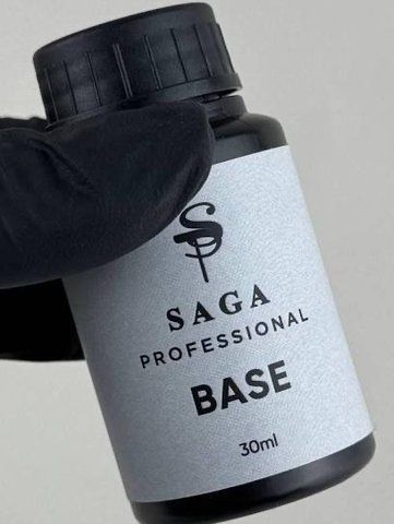 SAGA professional Rubber base SOFT 30 мл Каучукова база для гель-лака  SAGA professional Rubber base SOFT 30 мл Каучукова база для гель-лака фото
