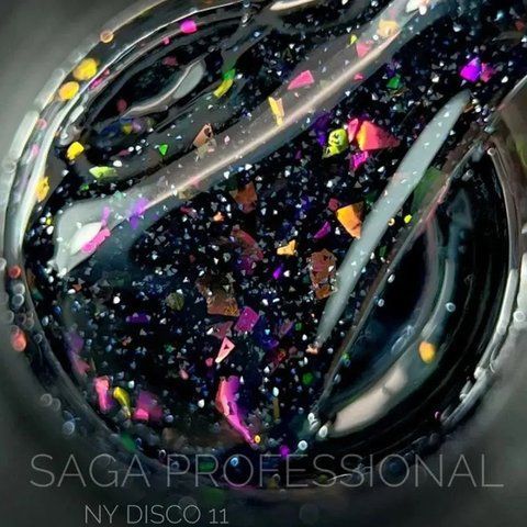SAGA professional Гель-лак світловідбивний NY DISCO 11, 9 мл SAGA professional Гель-лак світловідбивний NY DISCO 11, 9 мл фото