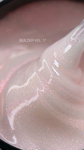 Гель для нарощування Saga Professional Builder Gel Veil 17 рожеві перли з перламутром та шимером Гель для нарощування Saga Professional Builder Gel Veil 17 рожеві перли з перламутром та шимером фото