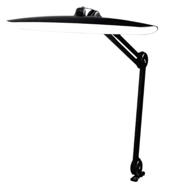 Настільна лампа на струбцині 9501 LED з регулюванням яскравості, 24 W LED ЧОРНА фото