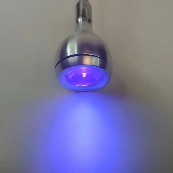 UV/LED &ndash; лампа для сушіння нігтів на прищіпці, 5 Вт, USB, Срібляста  фото
