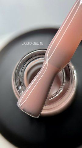 Рідкий гель для нігтів Saga Liquid gel №14, світло-рожевий, 15 мл Рідкий гель для нігтів Saga Liquid gel №14, світло-рожевий, 15 мл фото