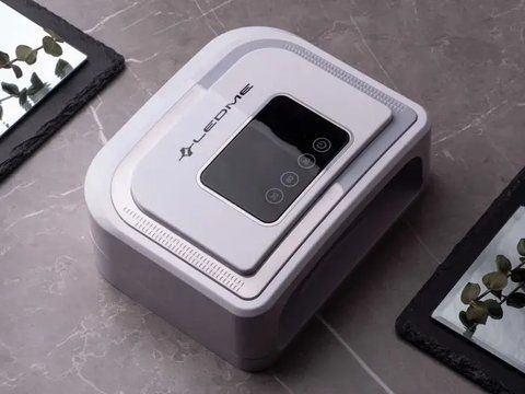 Лампа для манікюру LEDME 5B 120W SILVER з акумулятором Лампа для манікюру LEDME 5B 120W SILVER з акумулятором фото