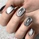 Гель лак Saga кошачий глаз Cat Shine №1 серебряный 10 мл Гель лак Saga котяче око Cat Shine №1 срібний 10 мл фото 2