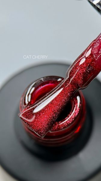 Гель-лак Saga Cat Cherry (вишнева кішка) Гель-лак Saga Cat Cherry (вишнева кішка) фото