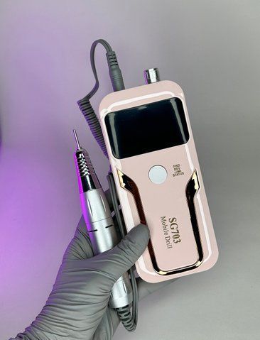 Портативний фрезер SG703 на акумуляторі для манікюру - 35 000 об./хв., 36 Вт. рожевий Портативний фрезер SG703 на акумуляторі для манікюру - 35 000 об./хв., 36 Вт. рожевий фото