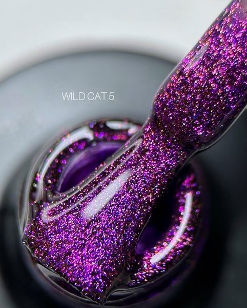 SAGA professional гель-лак WILD CAT 05 (малиново-фіолетовий з жовтим), 10 мл SAGA professional гель-лак WILD CAT 05 (малиново-фіолетовий з жовтим), 10 мл фото