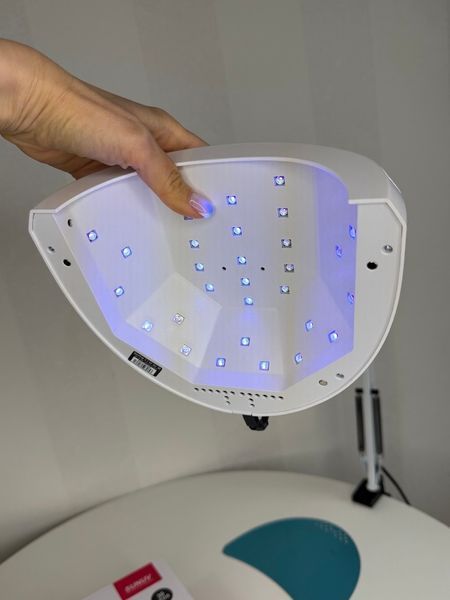 UV/LED-лампа для педикюру на штативі SUNUV 1 (ОРИГІНАЛ), 48 Вт, Біла  UV/LED-лампа для педикюру на штативі SUNUV 1 (ОРИГІНАЛ), 48 Вт, Біла  фото