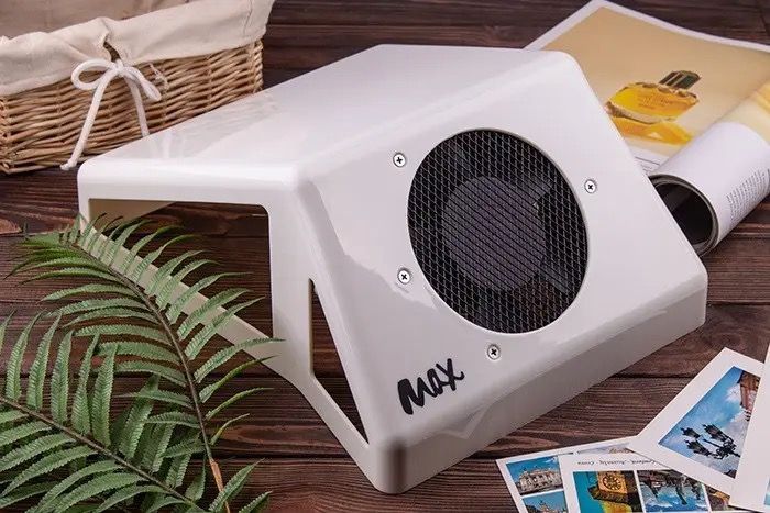 Витяжка для манікюру MAX Ultimate 65W White (мішкова) фото