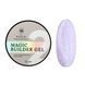Гель для нарощування Saga Professional Magic Builder Gel 02. ніжний ліловий з кольоровими пластівцями поталі. 15 мл фото 1