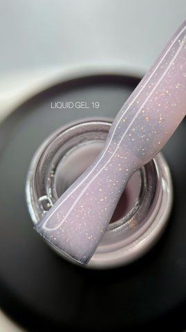Рідкий гель Saga Professional Liquid Gel 19. лілово-рожевий із шимером. 15 мл Рідкий гель Saga Professional Liquid Gel 19. лілово-рожевий із шимером. 15 мл фото