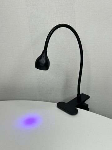 USB Ліхтарик на прищепці для просушування на верхні форми та гелеві гіпси 5W чорний USB Ліхтарик на прищепці для просушування на верхні форми та гелеві гіпси 5W чорний фото