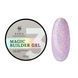Гель для нарощування Saga Professional Magic Builder Gel 03. рожевий з кольоровими пластівцями поталі. 15 мл фото 1