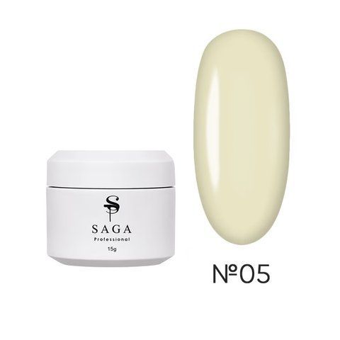 Гель для нарощування SAGA Professional Builder Gel Veil Summer вершковий №05 15 мл Гель для нарощування SAGA Professional Builder Gel Veil Summer вершковий №05 15 мл фото