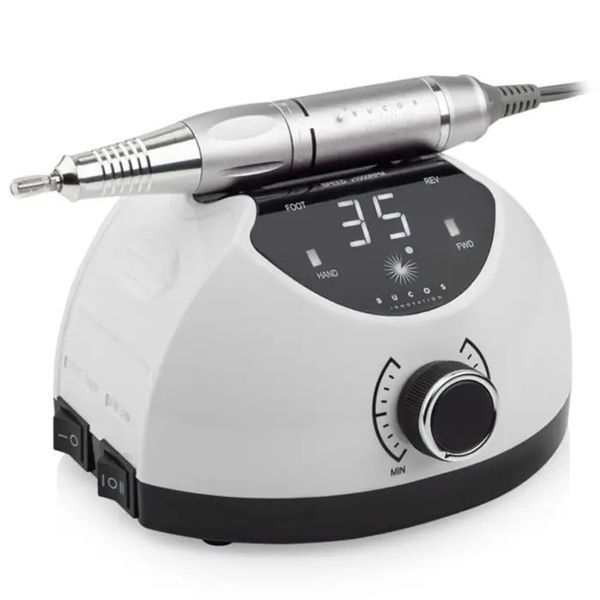 Nailshop77 радить! Фрезер для манікюру Bucos Nail Drill X4 PRO WHITE PEARL 65 ват, 35 000 об./хв. Фрезер для манікюру Bucos Nail Drill X4 PRO WHITE PEARL 65 ват, 35 000 об./хв. фото
