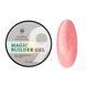 Гель для нарощування Saga Professional Magic Builder Gel 09. рожевий персик з пластівцями поталі. 15 мл  фото 1