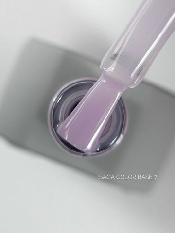 SAGA professional COLOR BASE з пензликом 7 (лавандовий), 10 мл фото