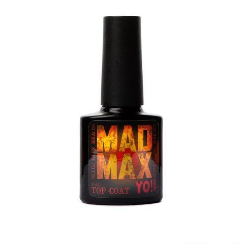 Суперстійкий топ без липкого шару Yo!Nails Mad Max без фільтра, 8 мл Суперстійкий топ без липкого шару Yo!Nails Mad Max без фільтра, 30 мл фото