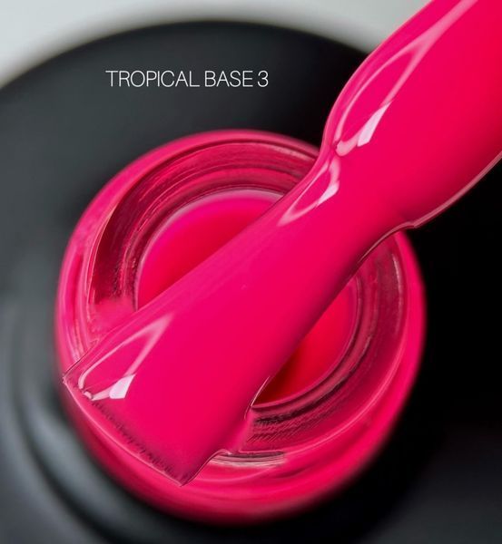 SAGA professional tropical BASE з пензликом 3 (фуксія, неоновий), 9 мл SAGA professional tropical BASE з пензликом 3 (фуксія, неоновий), 9 мл фото