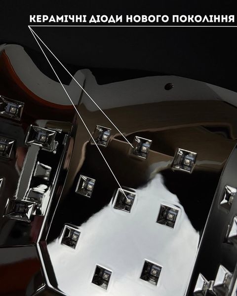 Elis UV PRO ONE дзеркальна лампа для манікюру UV/LED біла з дисплеєм Лампа для манікюру, педикюру і нарощування нігтів ELIS_UV Pro ONE фото