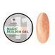 Гель для нарощування Saga Professional Magic Builder Gel 11. тілесний з пластівцями поталі. 15 мл  фото 1
