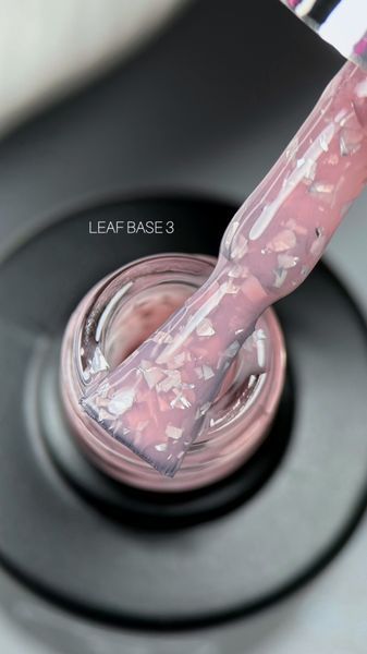 SAGA professional LEAF BASE 3 (рожевий з поталлю), 8 мл SAGA professional LEAF BASE 3 (рожевий з поталлю), 8 мл фото