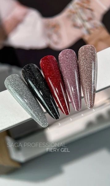Гель-лак світловідбивний Saga Fiery Gel №03, 10 мл фото