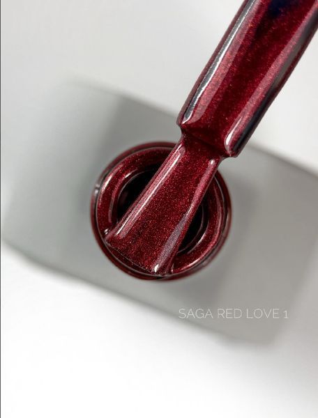 гель-лак Saga Red Love №1 фото