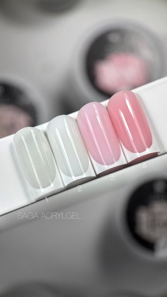 Акрил-гель Saga Professional Acryl Gel 01 прозорий, 13 мл фото