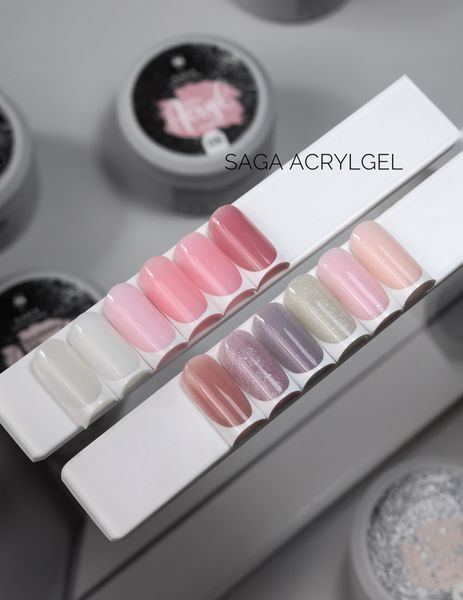 Акрил-гель Saga Professional Acryl Gel 01 прозорий, 13 мл фото
