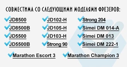 Запасна ручка для фрезера JSDA JD  5500|5500B (4.8 Н / см, 35000 об / хв) Оригінал! Запасна ручка для фрезера JSDA JD  5500|5500B (4.8 Н / см, 35000 об / хв) Оригінал! фото