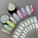 SAGA professional Galaxy glitter 15, (прозорий з блакитними та салатовими голографічними блискітками), 8 мл SAGA professional Galaxy glitter 15, (прозорий з блакитними та салатовими голографічними блискітками), 8 мл фото 3